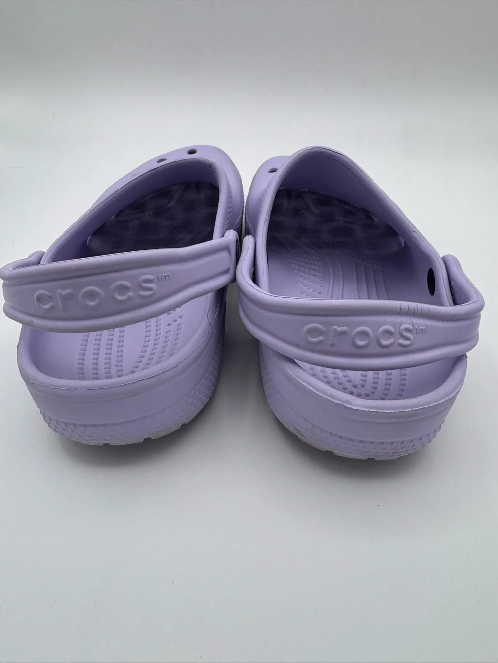 💜3/$15 Kids Crocs Classic Clogs Junior Size J3 - Lavender Purple